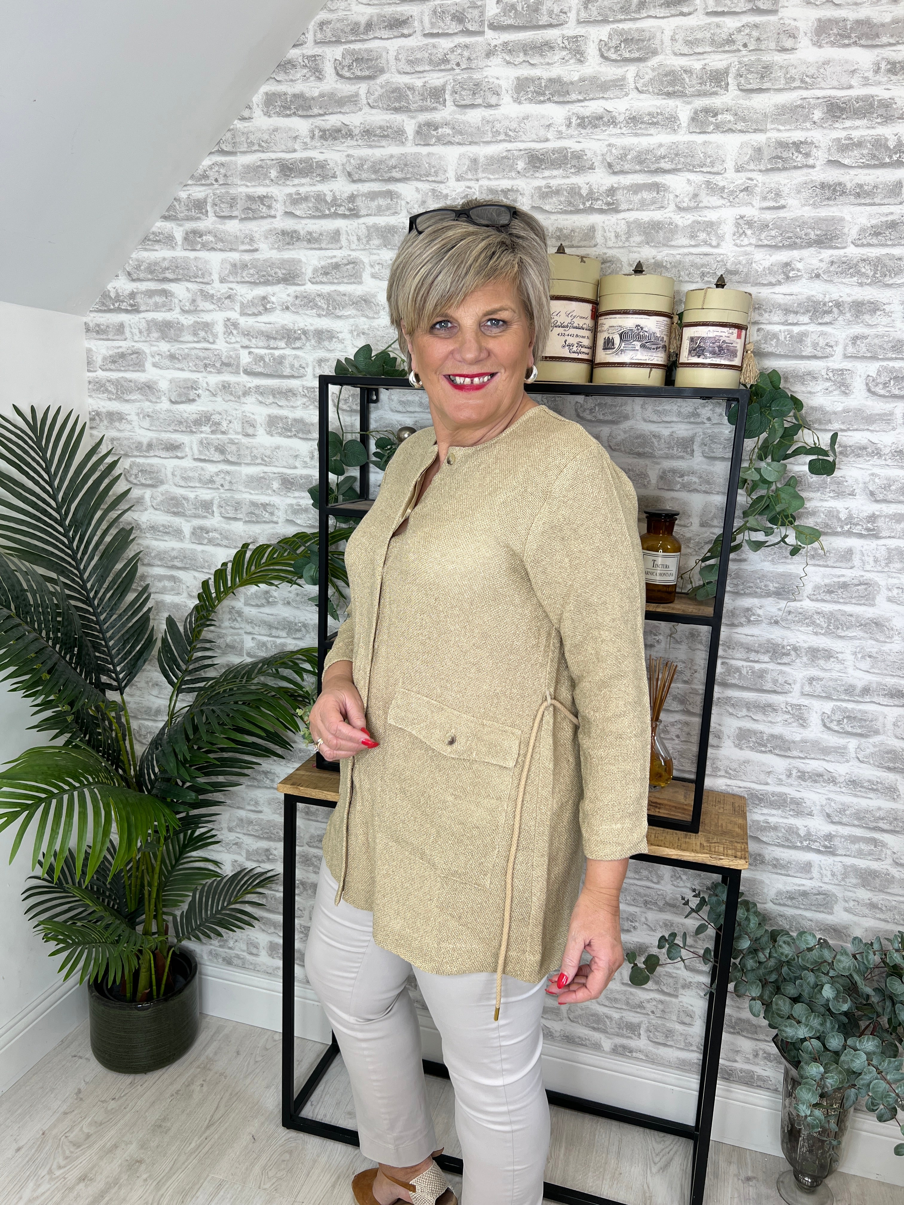 Masai Majadina Jacket In Safarii
