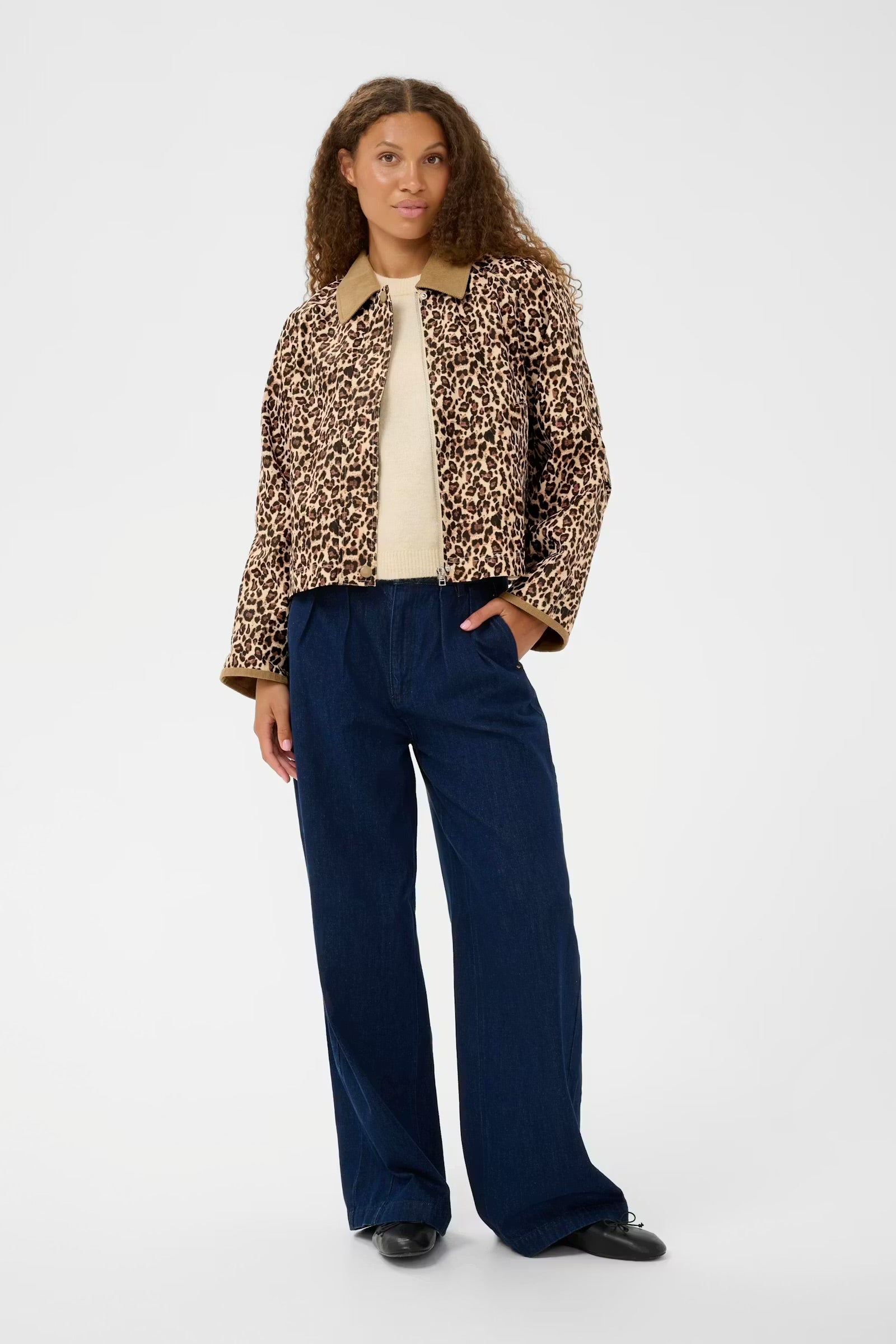 Saint Tropez Leo Jacket In Black Multi
