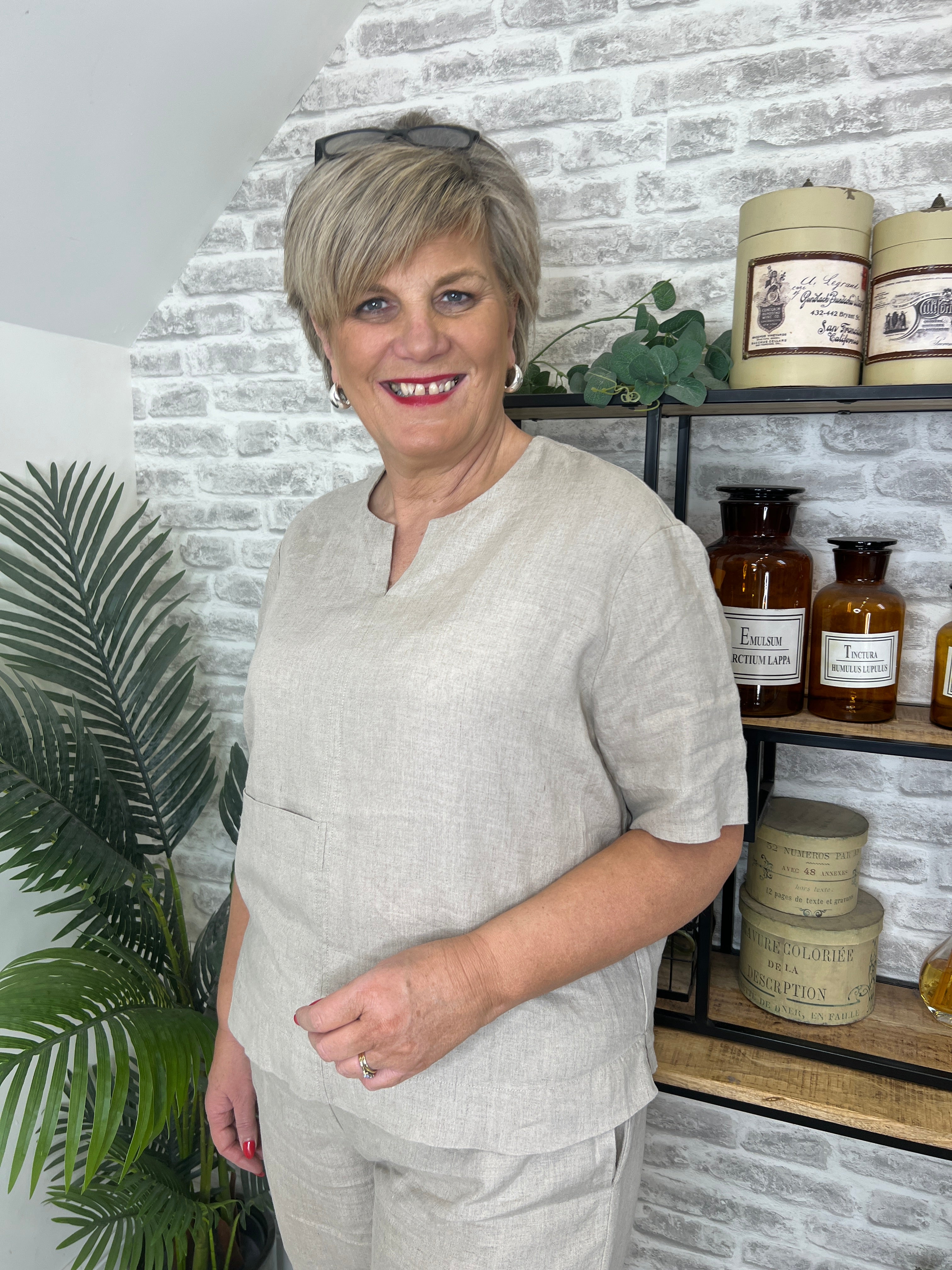 Masai Dolorea Blouse In Natural