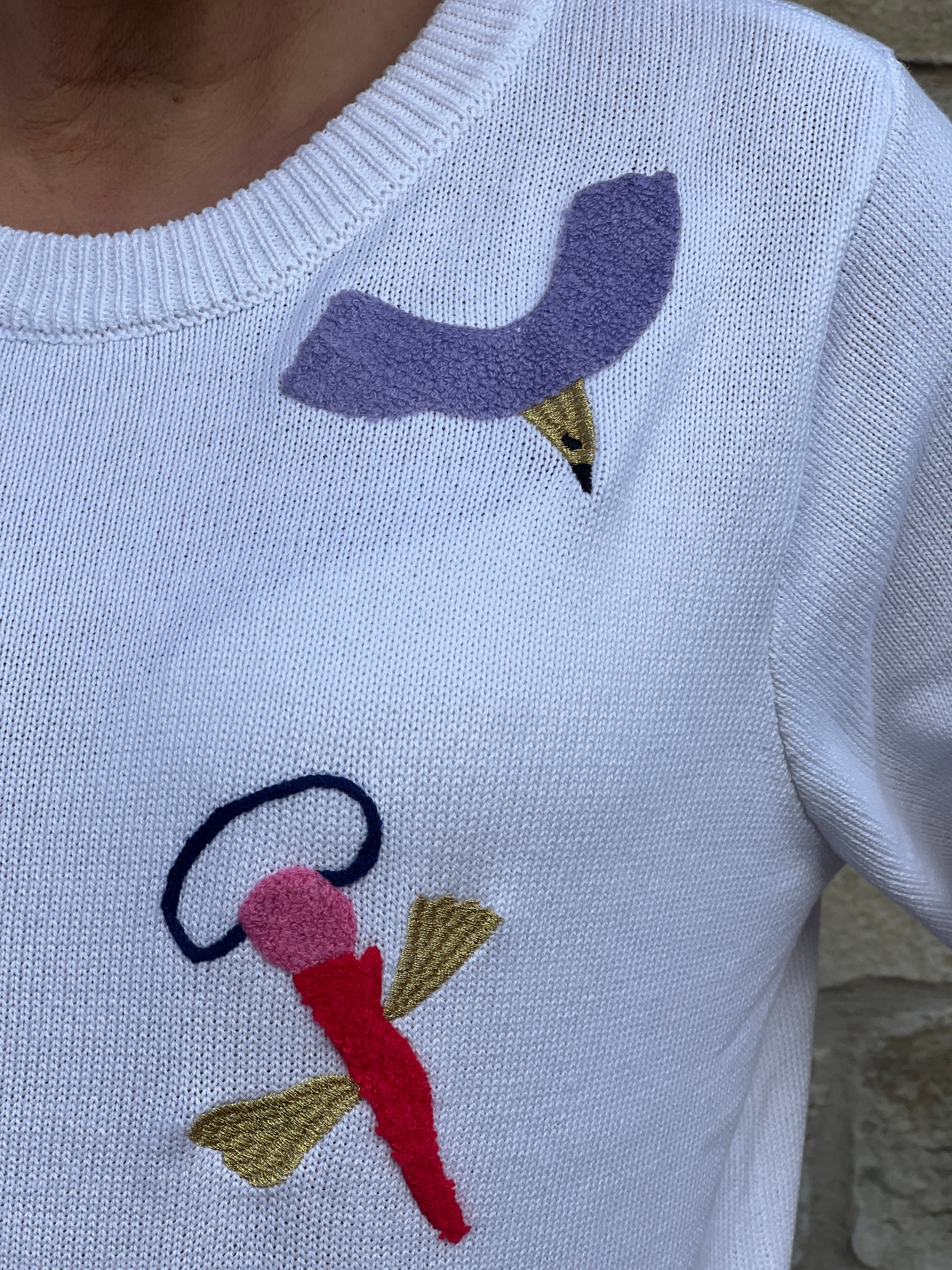 Nümph Nudeborah pullover In Bright White