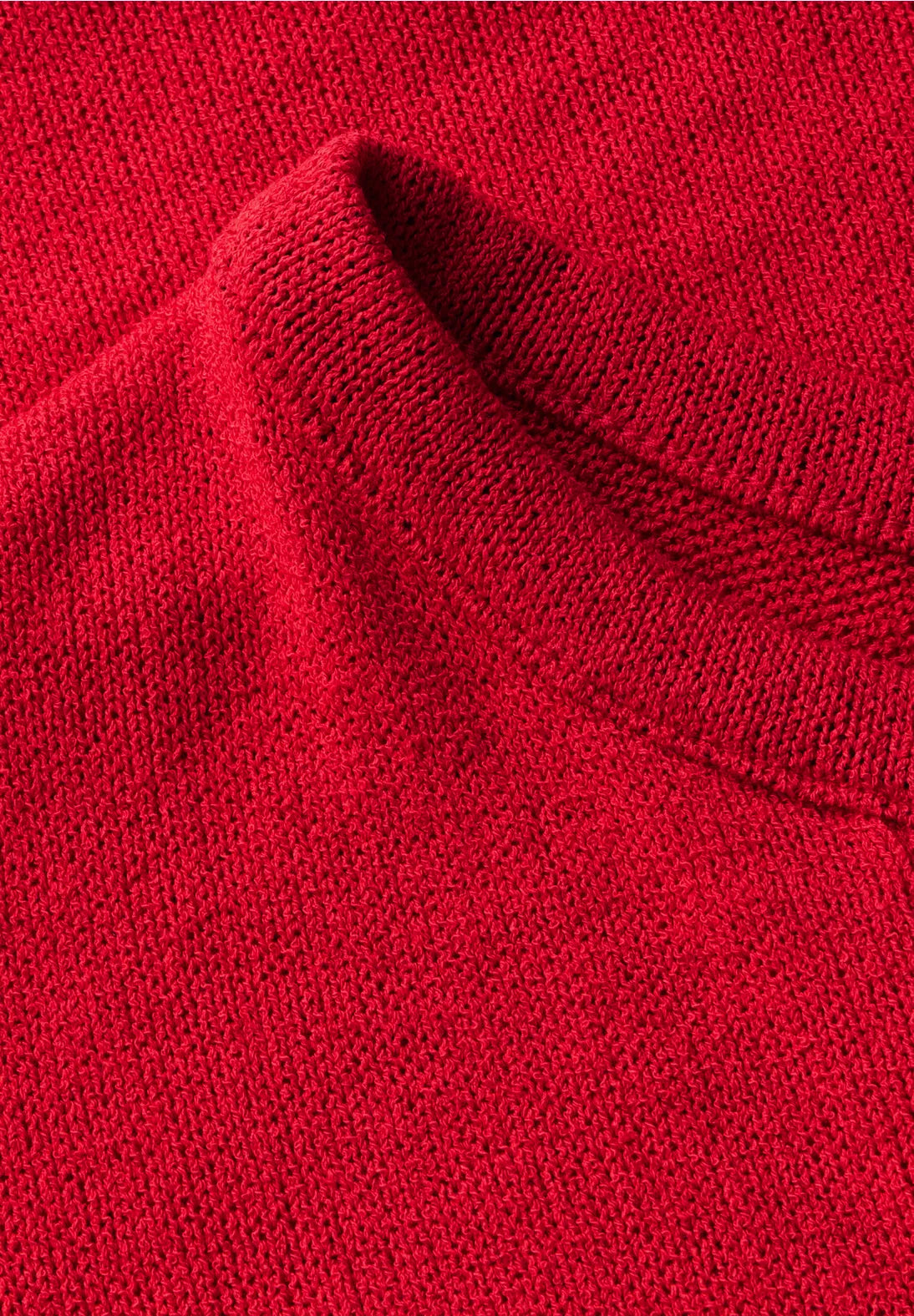Street One Summer Knit Top In Glory Red