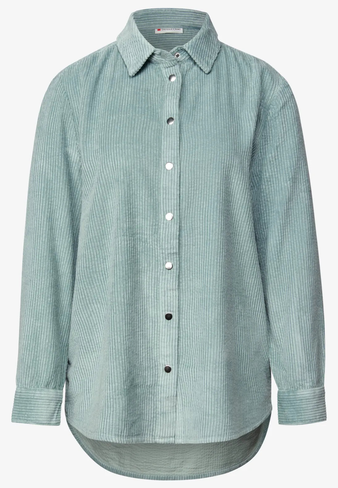 Street One Cord Jacket In Arona Blue