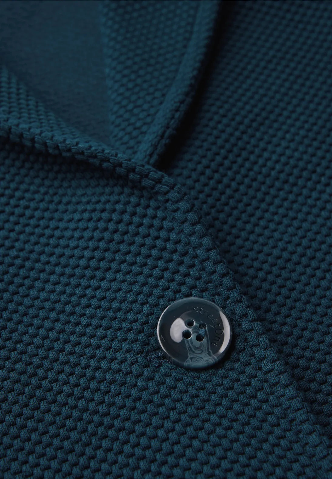 Street One Basic Blazer In Tide Blue