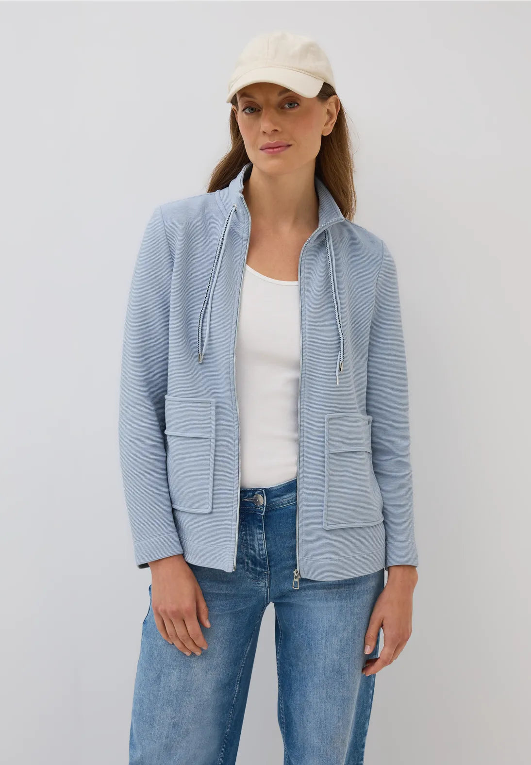 Cecil Ottoman Jacket In Mountain Blue