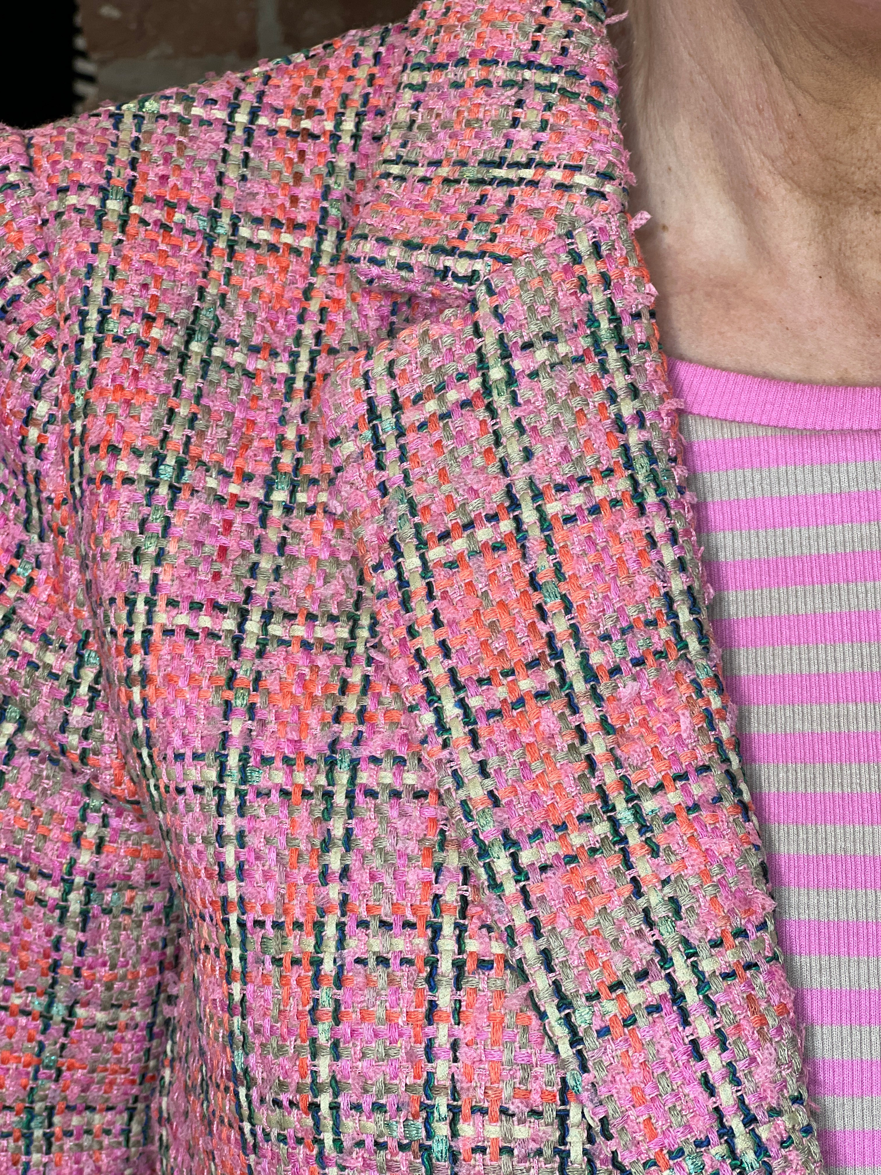 Nümph Nulindsey Blazer In Fuchsia Pink