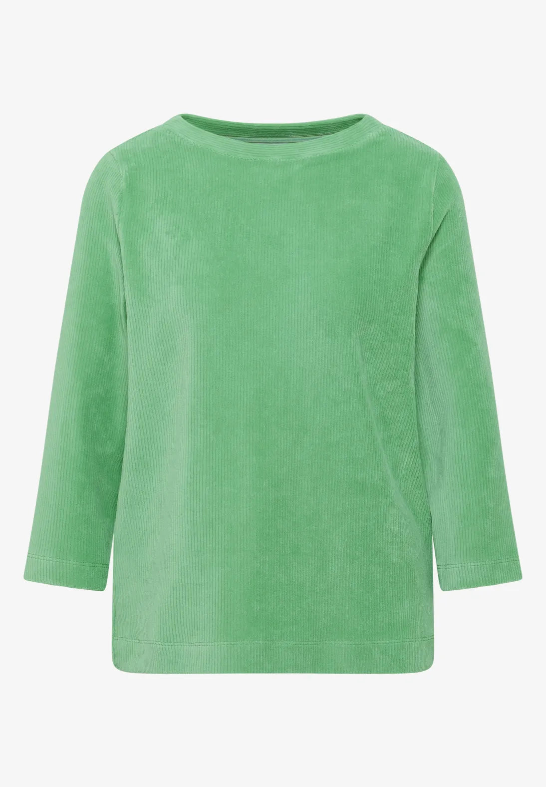Cecil Cord Top In Fennel Green
