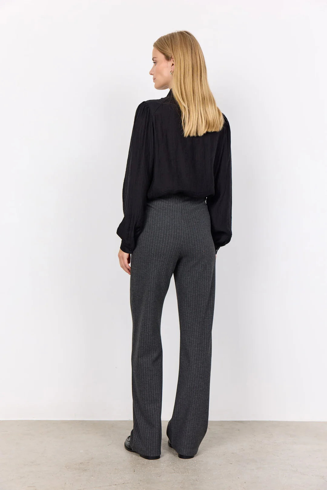 Soya Concept Iva pull on trousers in Dark Grey