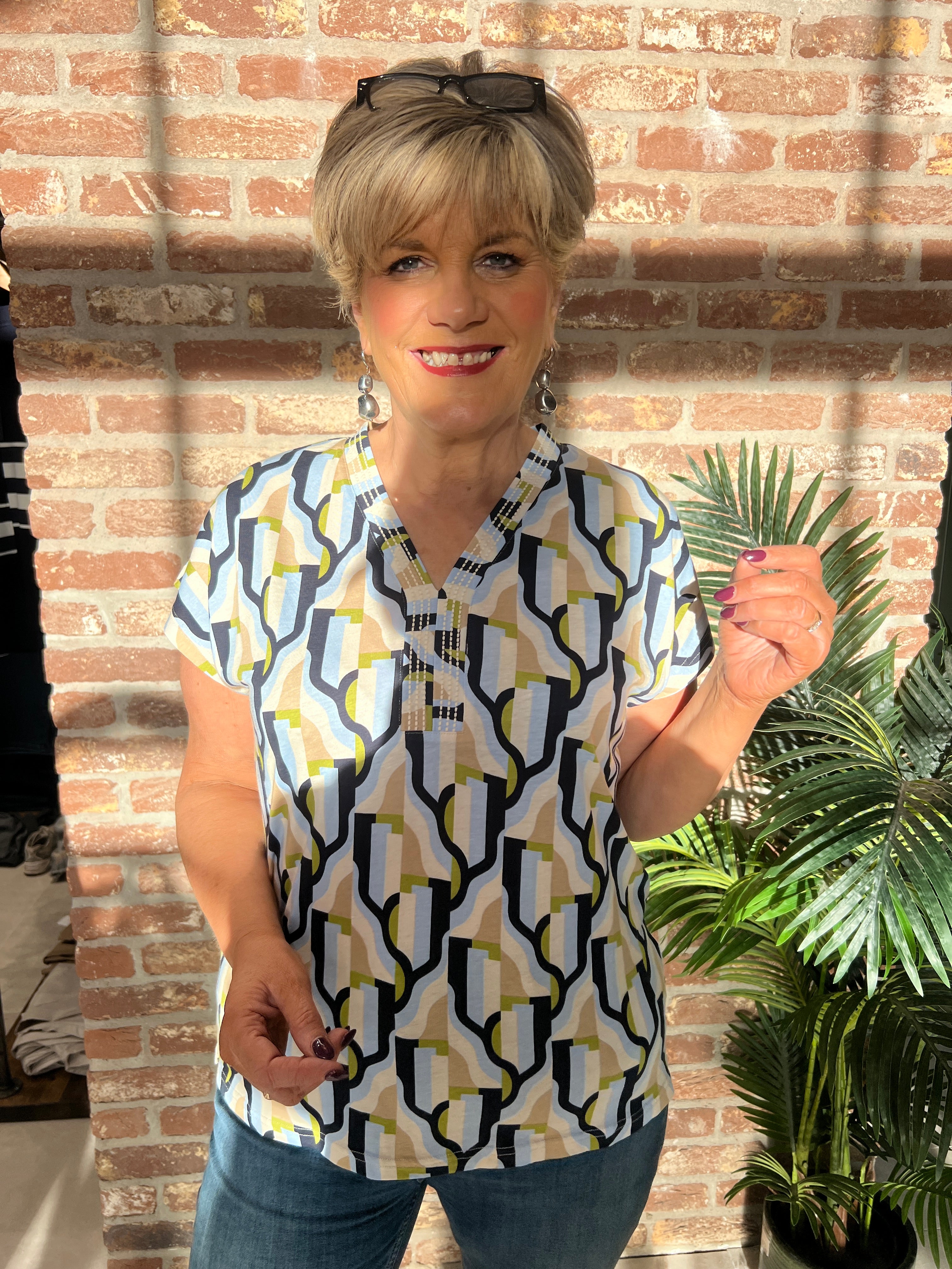 Soya Concept Felicity T-shirt In Light Blue