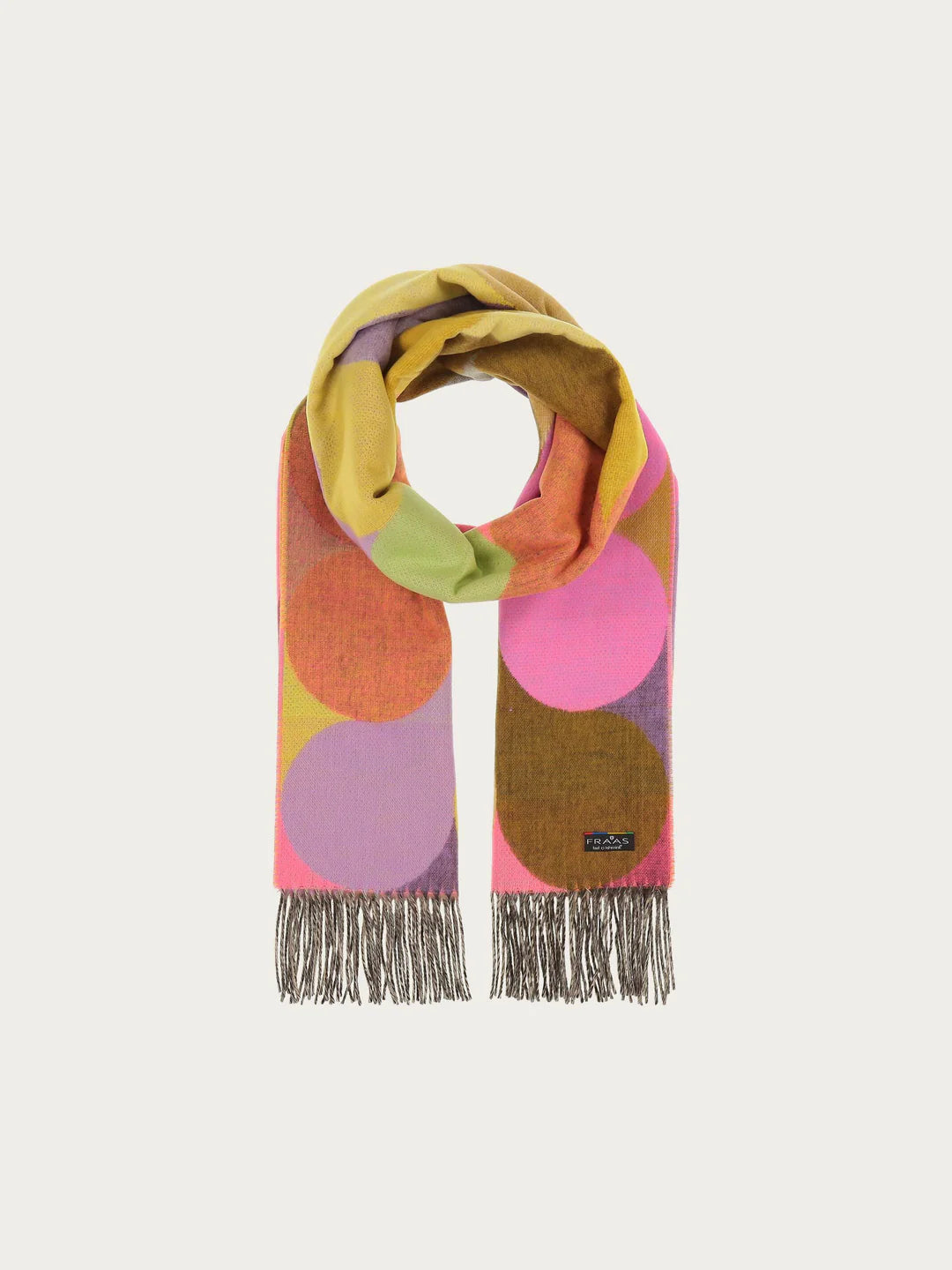 Cashmink Polka Dot design Scarf In Multicolour