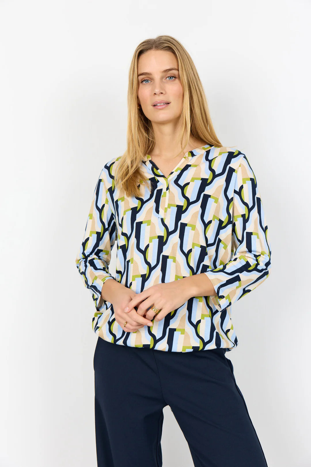 Soya Concept Felicity Top In Light Blue