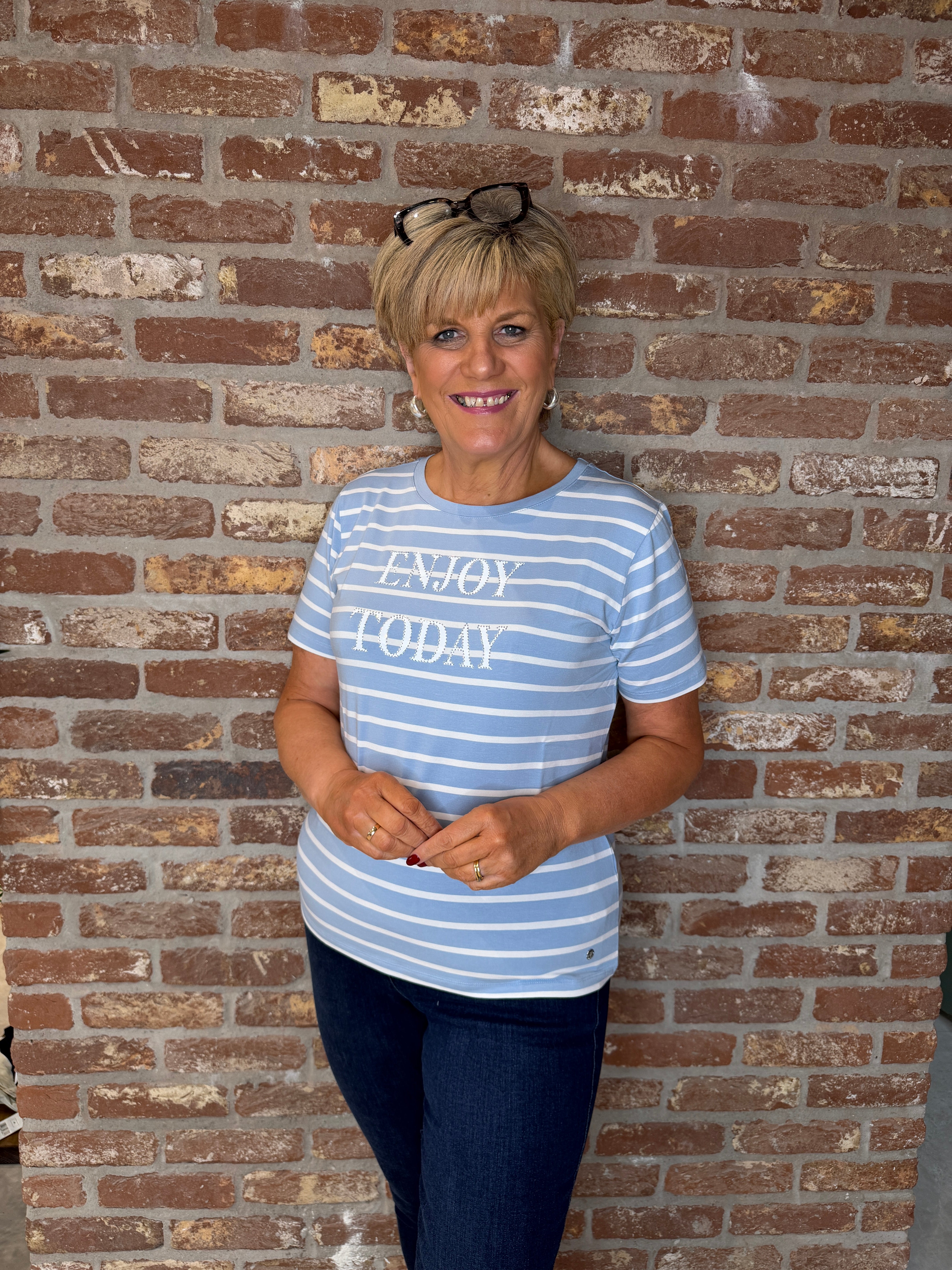 Monari striped t-shirt In Seaside