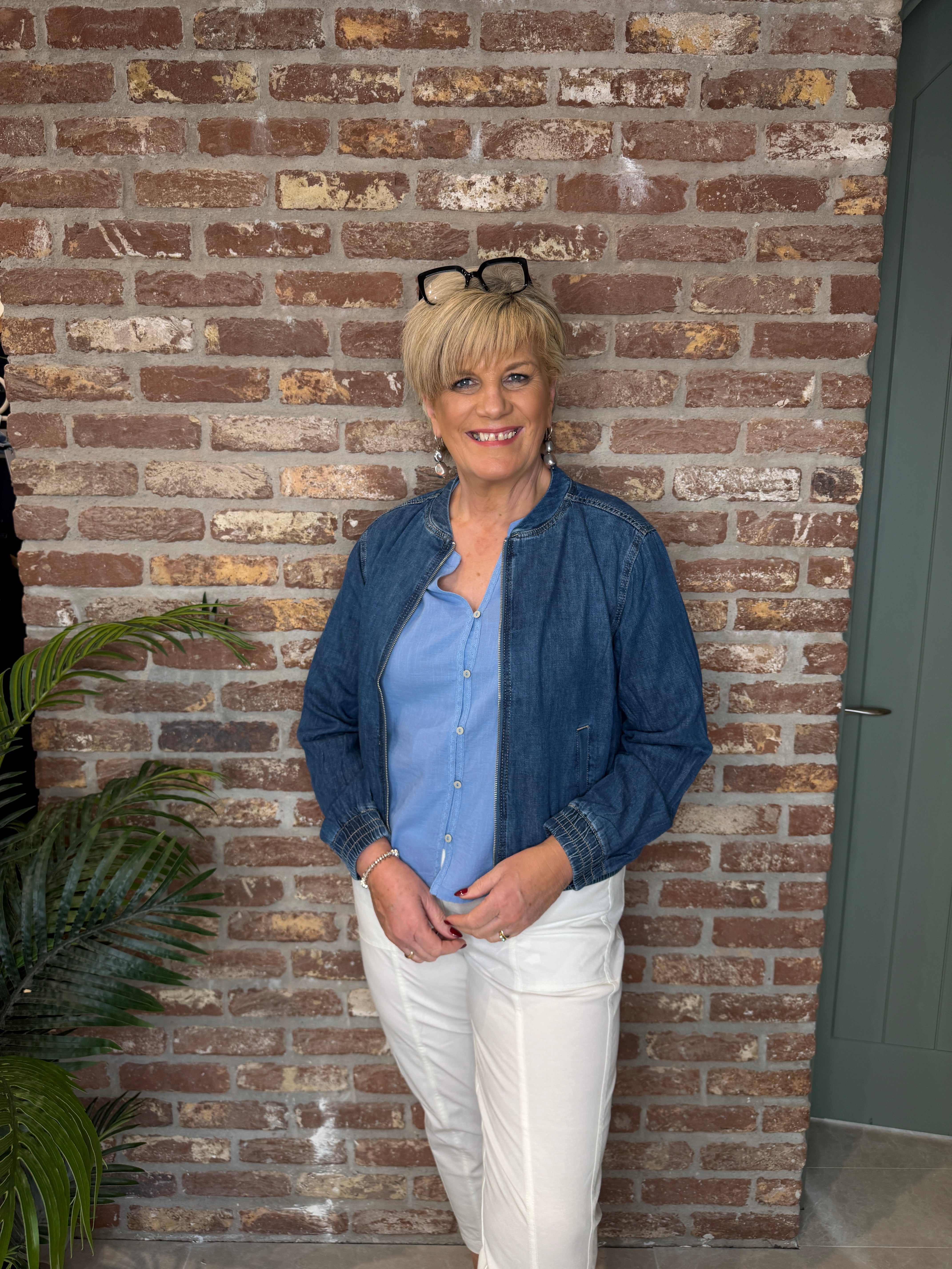 Street One Bomber jacket In medium blue