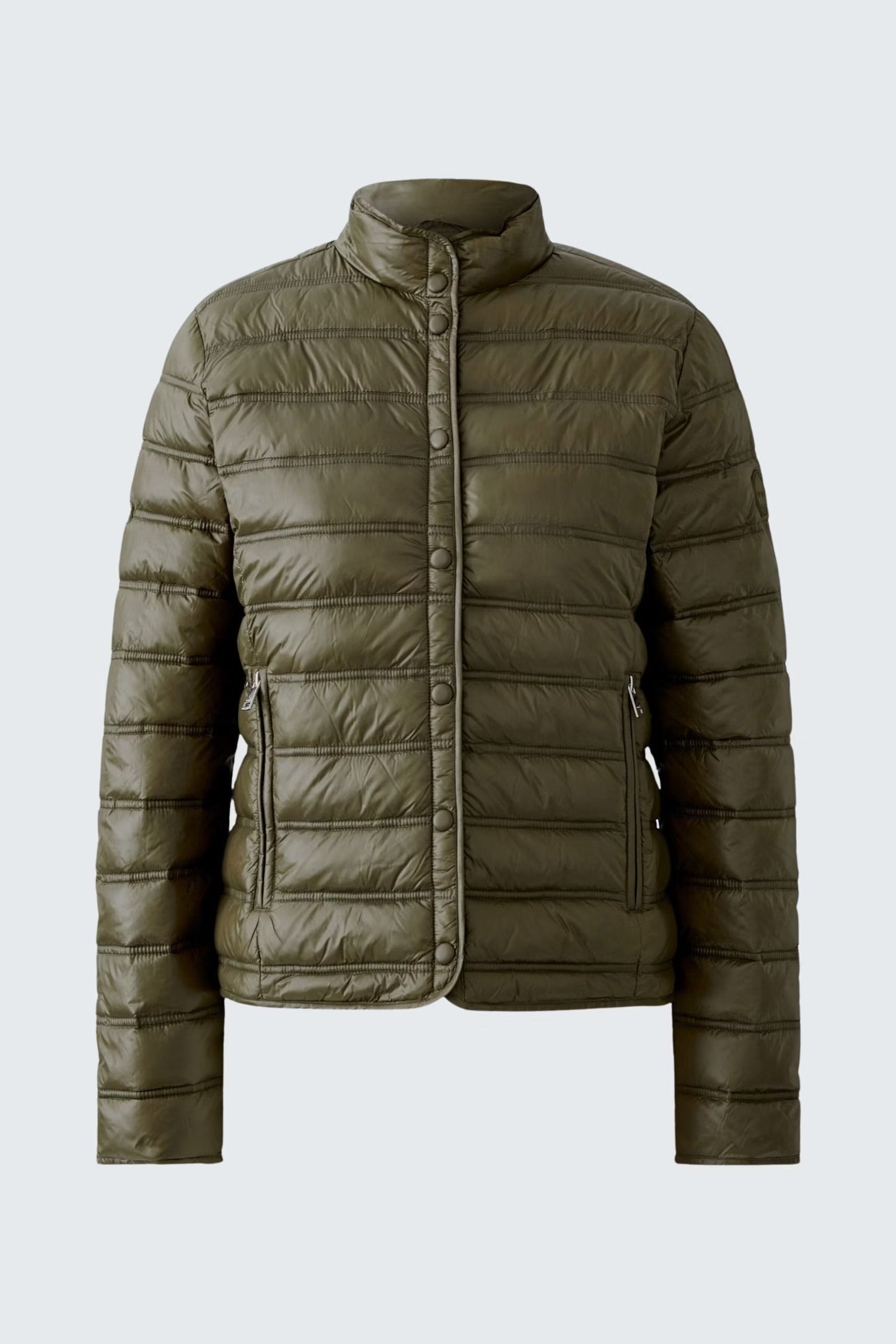 Oui Light weight Coat In Khaki