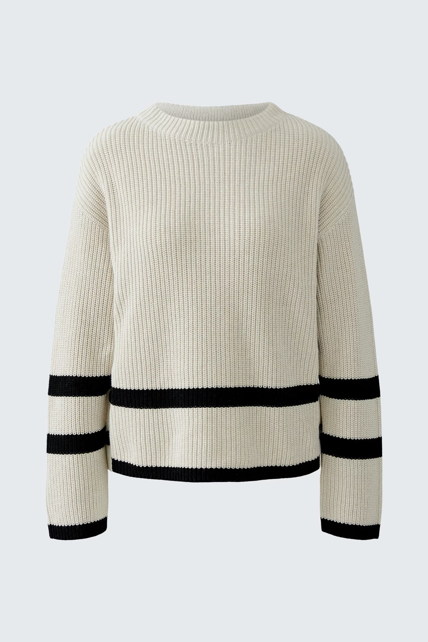 Oui Viniah Pullover In Light Camel Grey