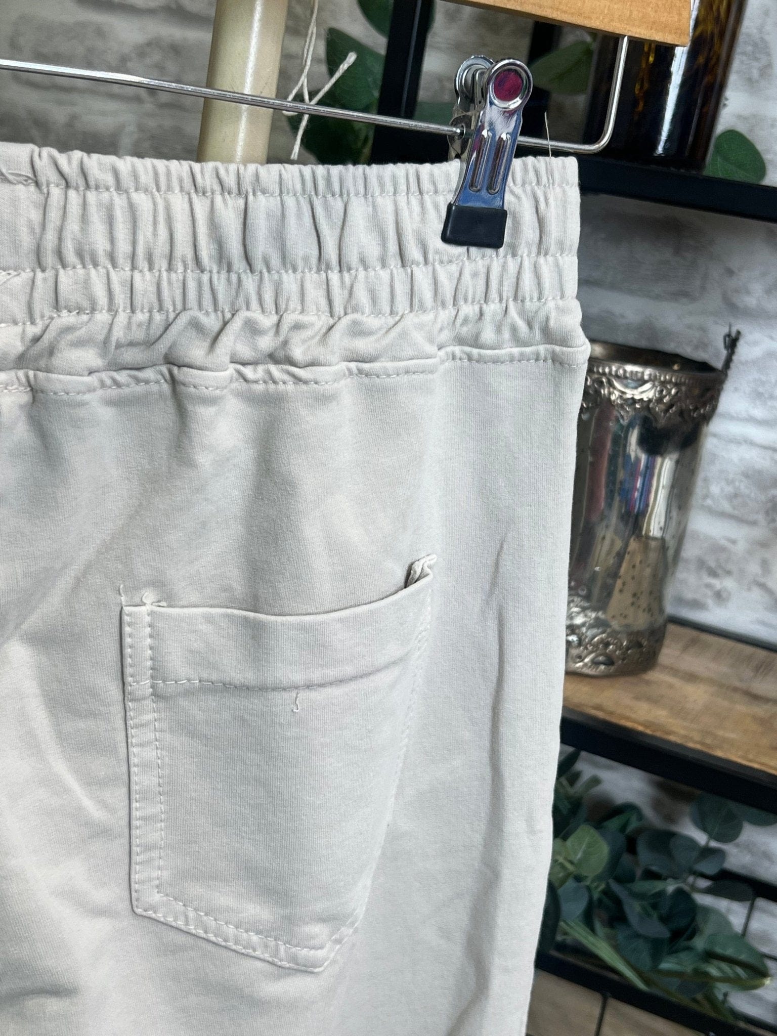 Deck By Decollage Joggers In Beige - Crabtree Cottage