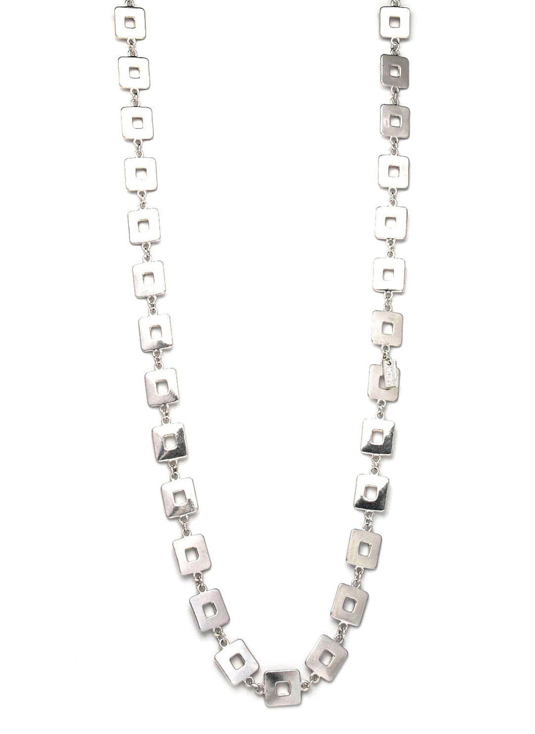 Envy Trinny Silver Necklace With Square Links