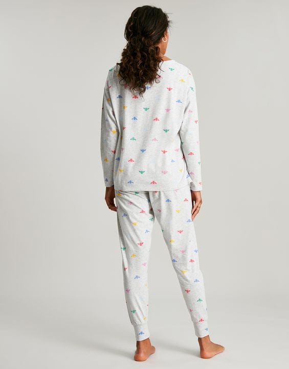 Joules Dreamley Long Sleeve Jersey Pyjama Set - Crabtree Cottage