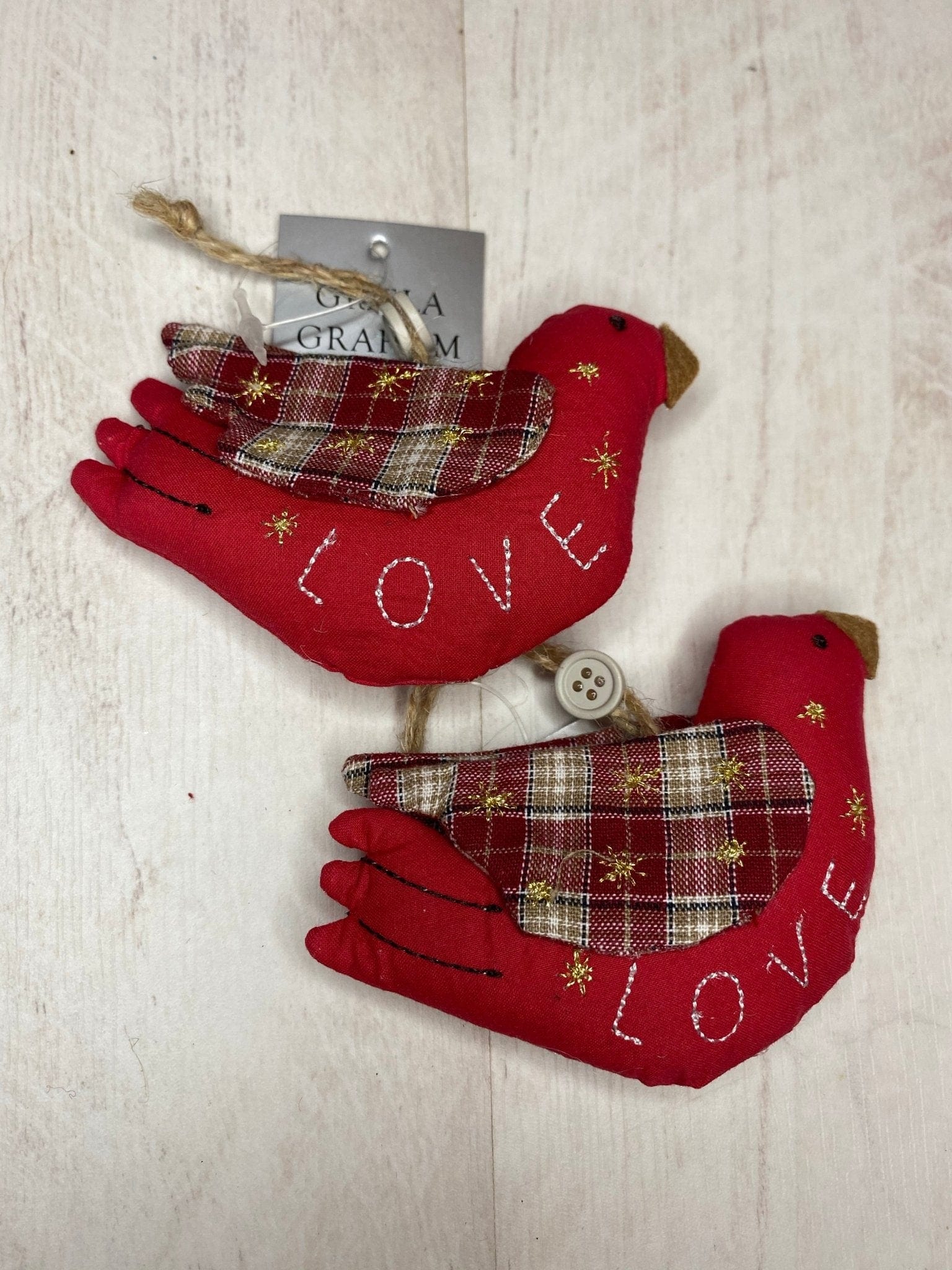 Love 2 pack of Birds - Crabtree Cottage