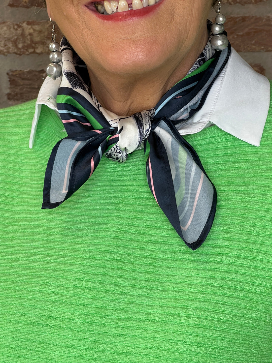 Deck By Decollage Layering Knit In Lime