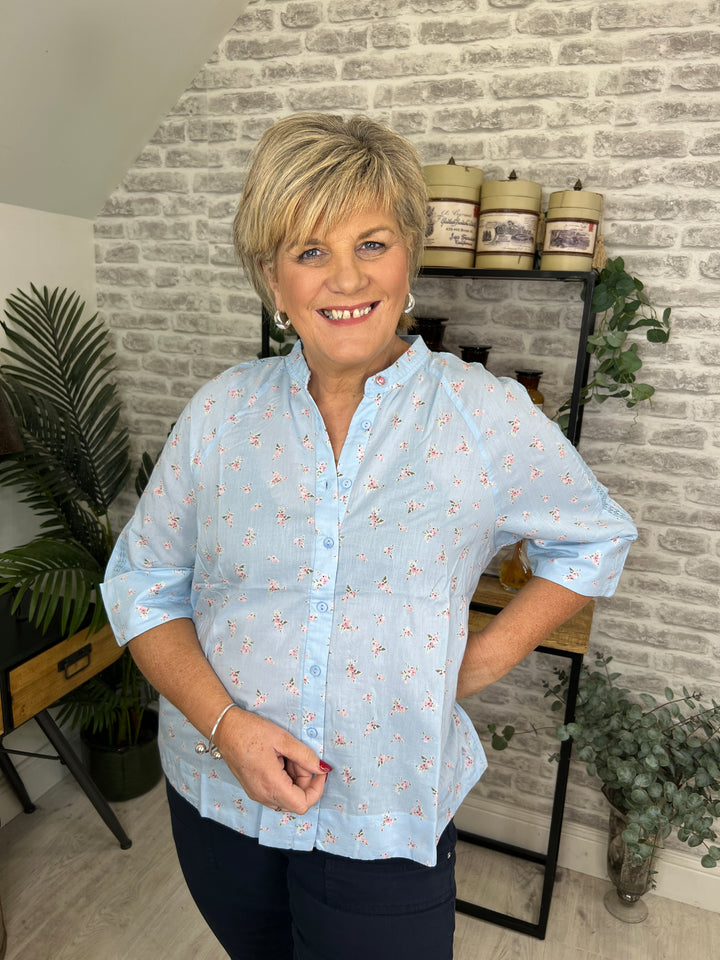 Nümph Nululiana Shirt In Cerulean
