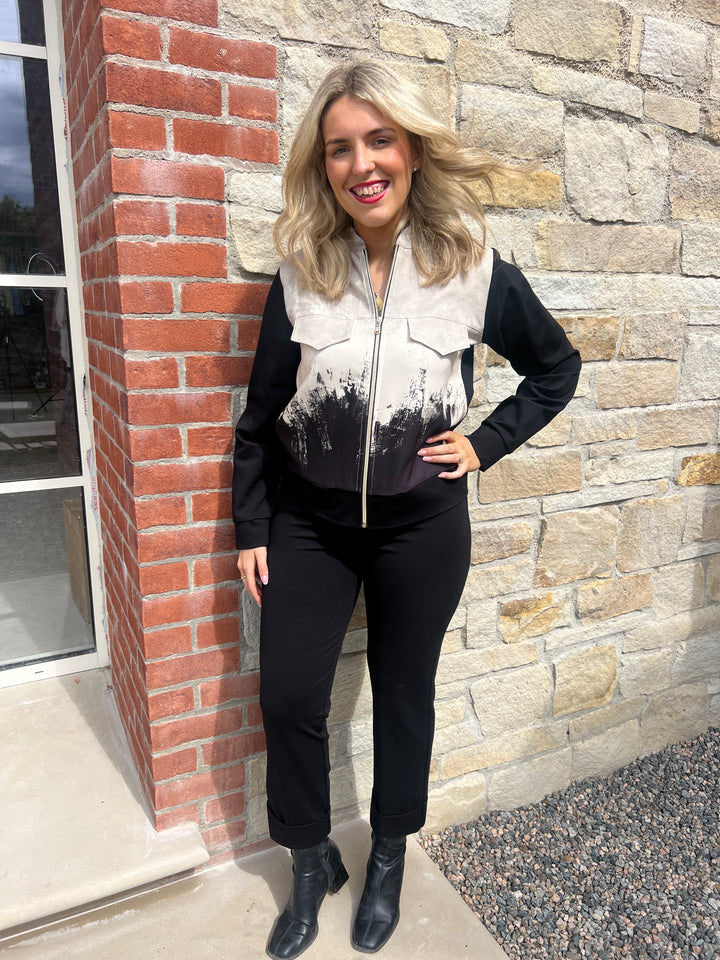 Peruzzi Print Zip Jacket In multi