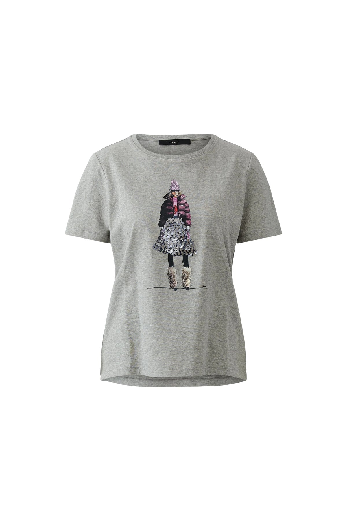 Image t-shirt in river stone