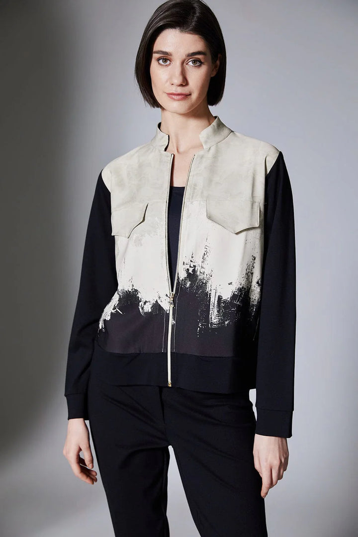 Peruzzi Print Zip Jacket In multi