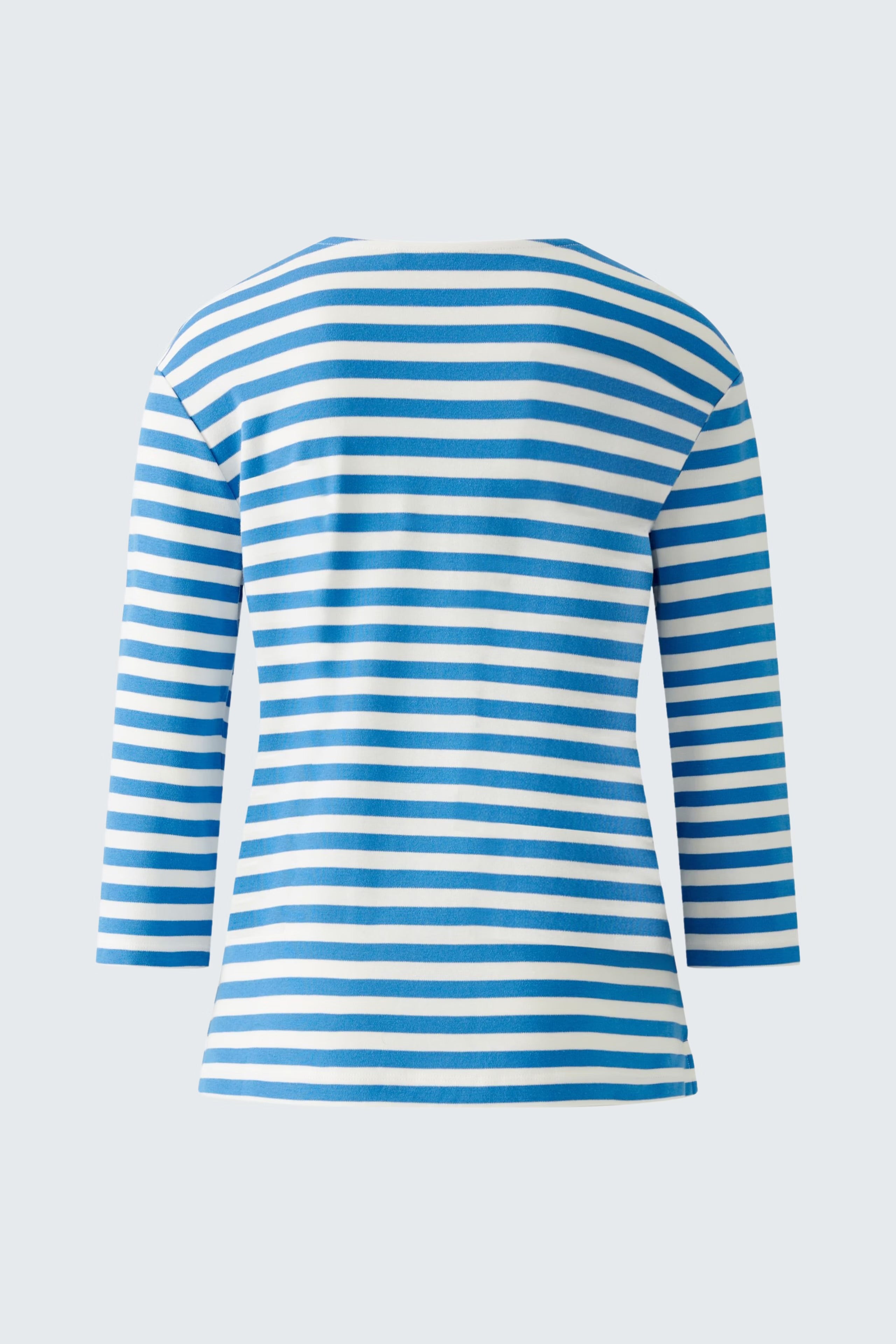 Oui Sunala Top In Blue & White