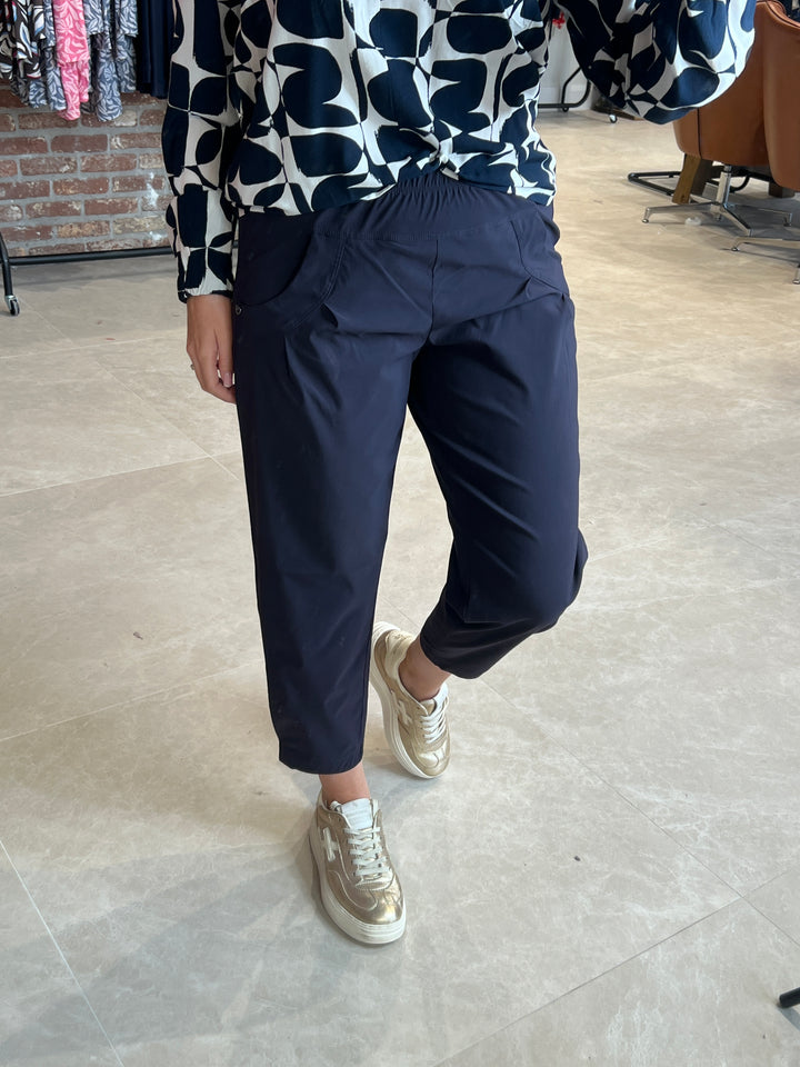 Stehmann Rachell Bengaline Trousers In Navy