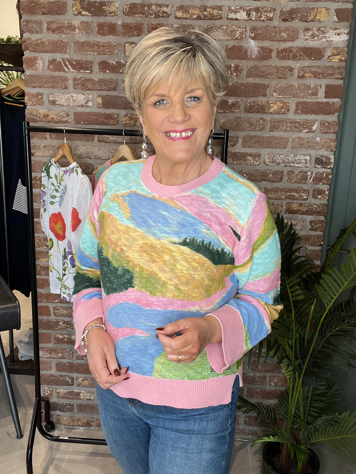 Nümph Numeadow Pullover In Peony