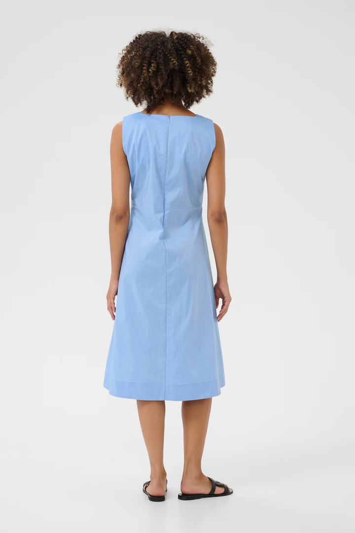 Culture Cunovi Sleeveless Dress In Forever Blue