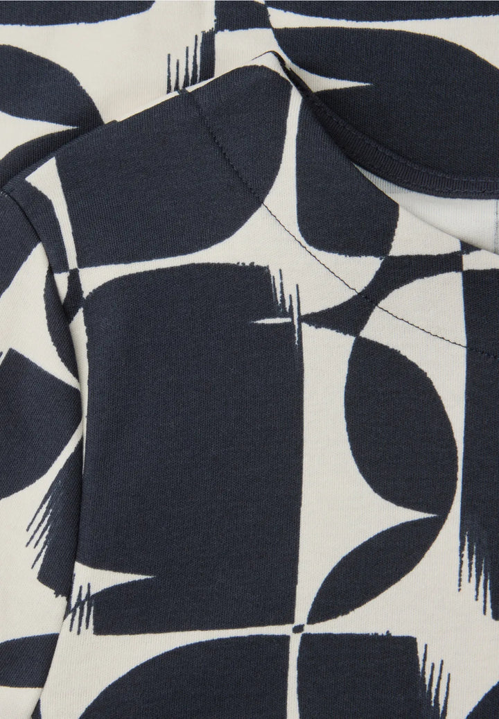 Street One Patterned Top In Shadowed Navy