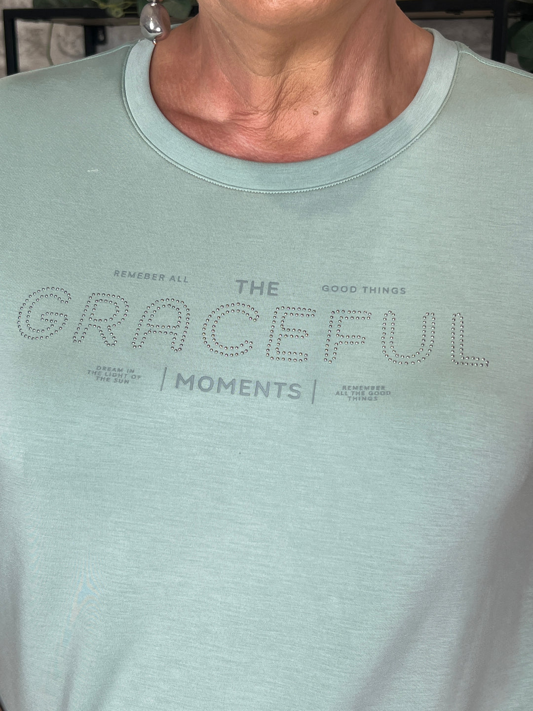 Cecil Modal Graceful T-shirt In Matcha Green