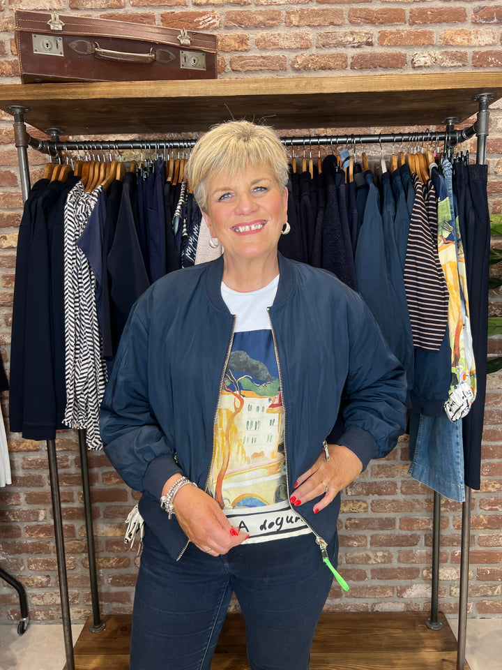 Nümph Nuellanora Jacket In Dark Sapphire