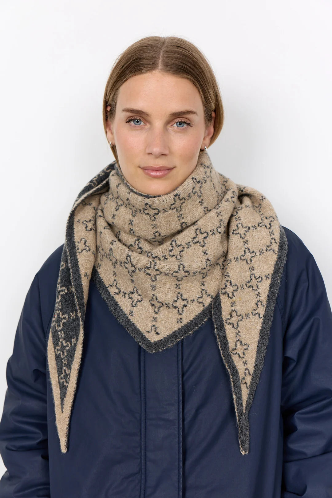 Soya Concept Golly scarf  In Camel