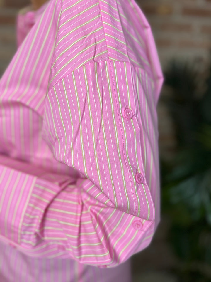 Nümph Nualica Shirt In Fuchsia Pink