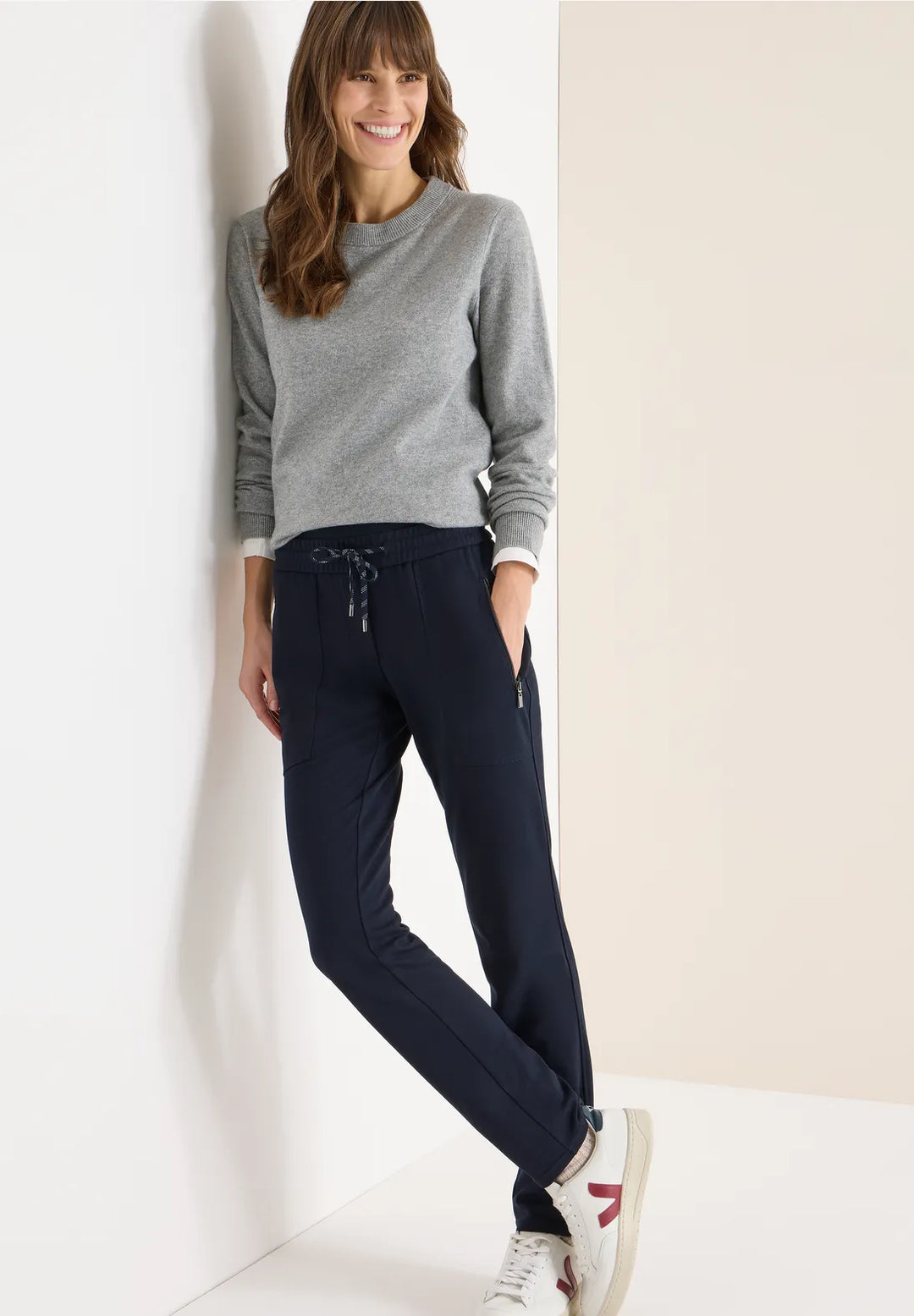 Cecil Tracey Trousers In Navy