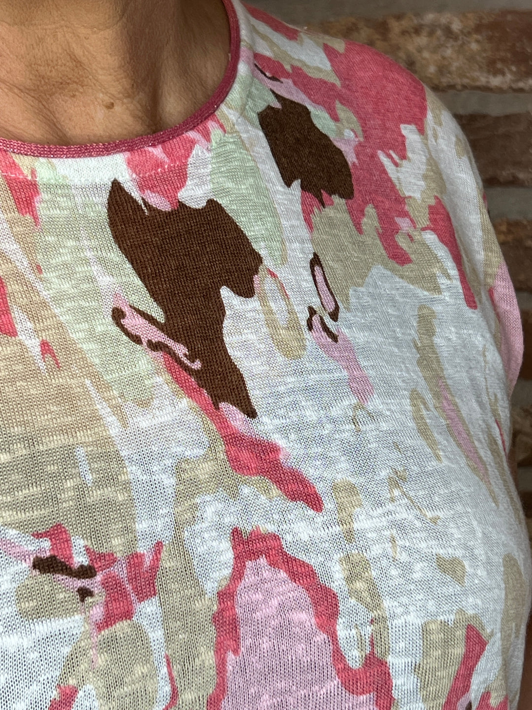 Soya Concept Aretha T-Shirt In Pink Multi