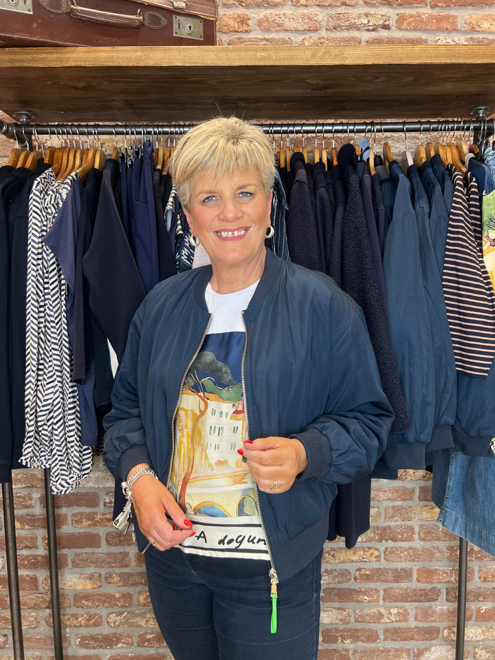 Nümph Nuellanora Jacket In Dark Sapphire