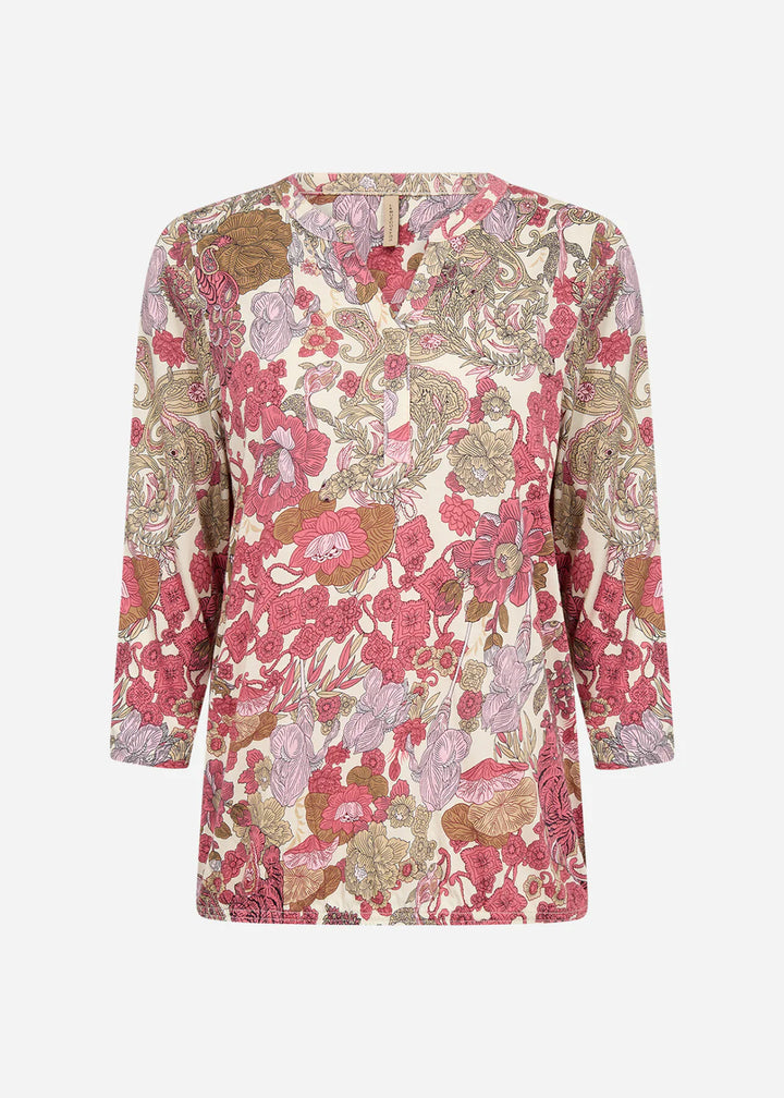 Soya Concept Paisley Felicity Top In Pink