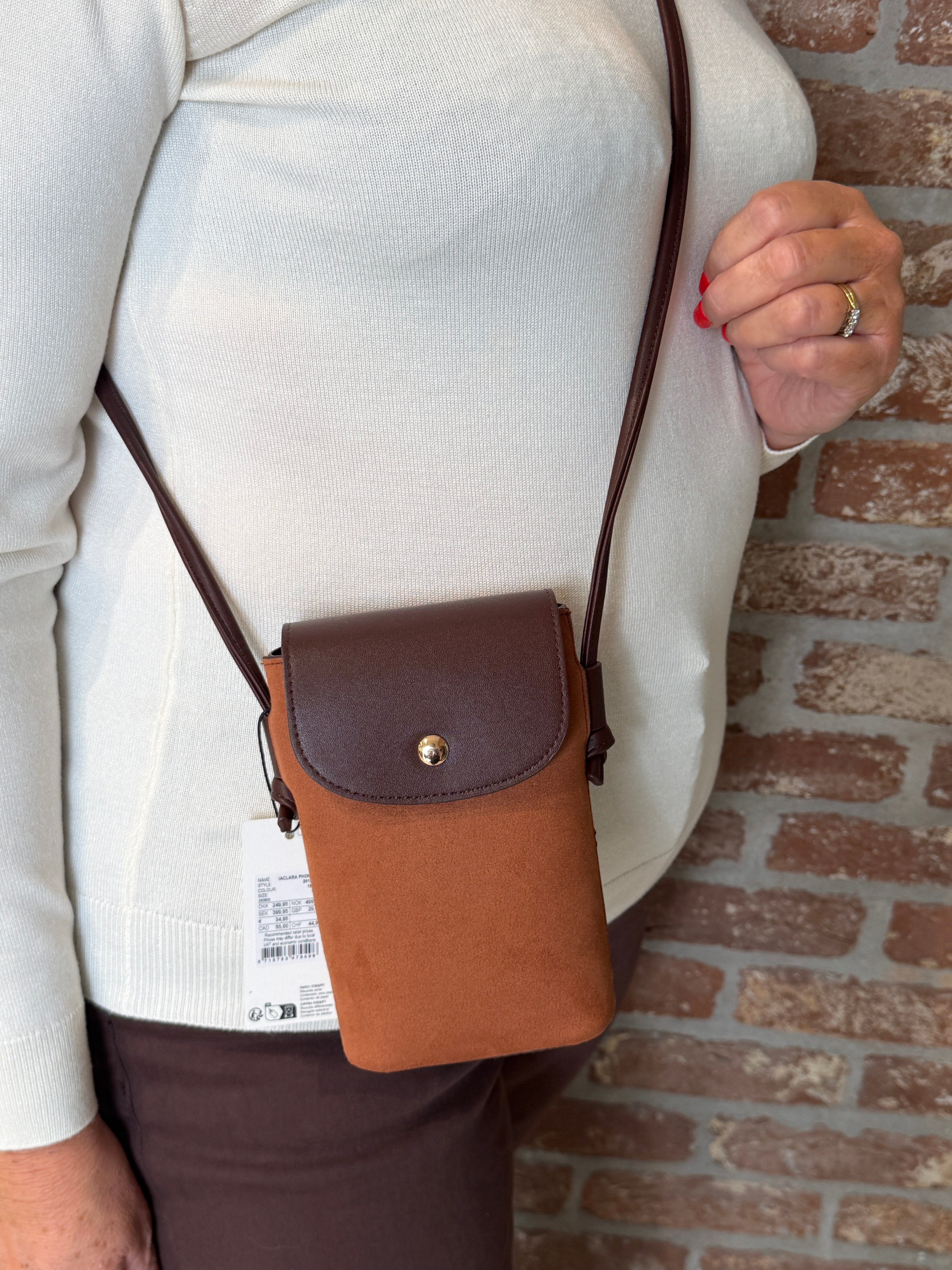 Phone bag in Toasted