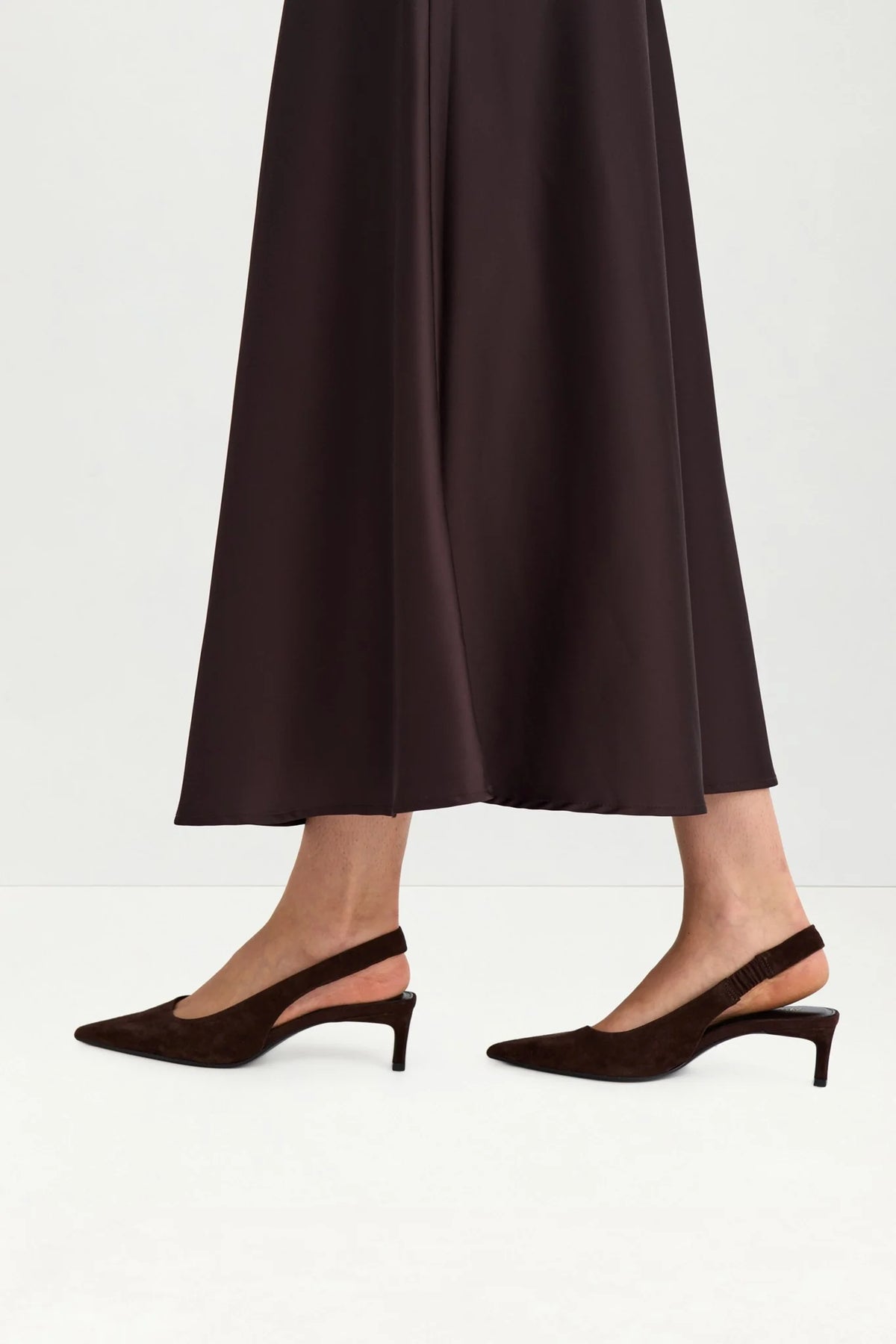 Nuamelia skirt in chocolate plum