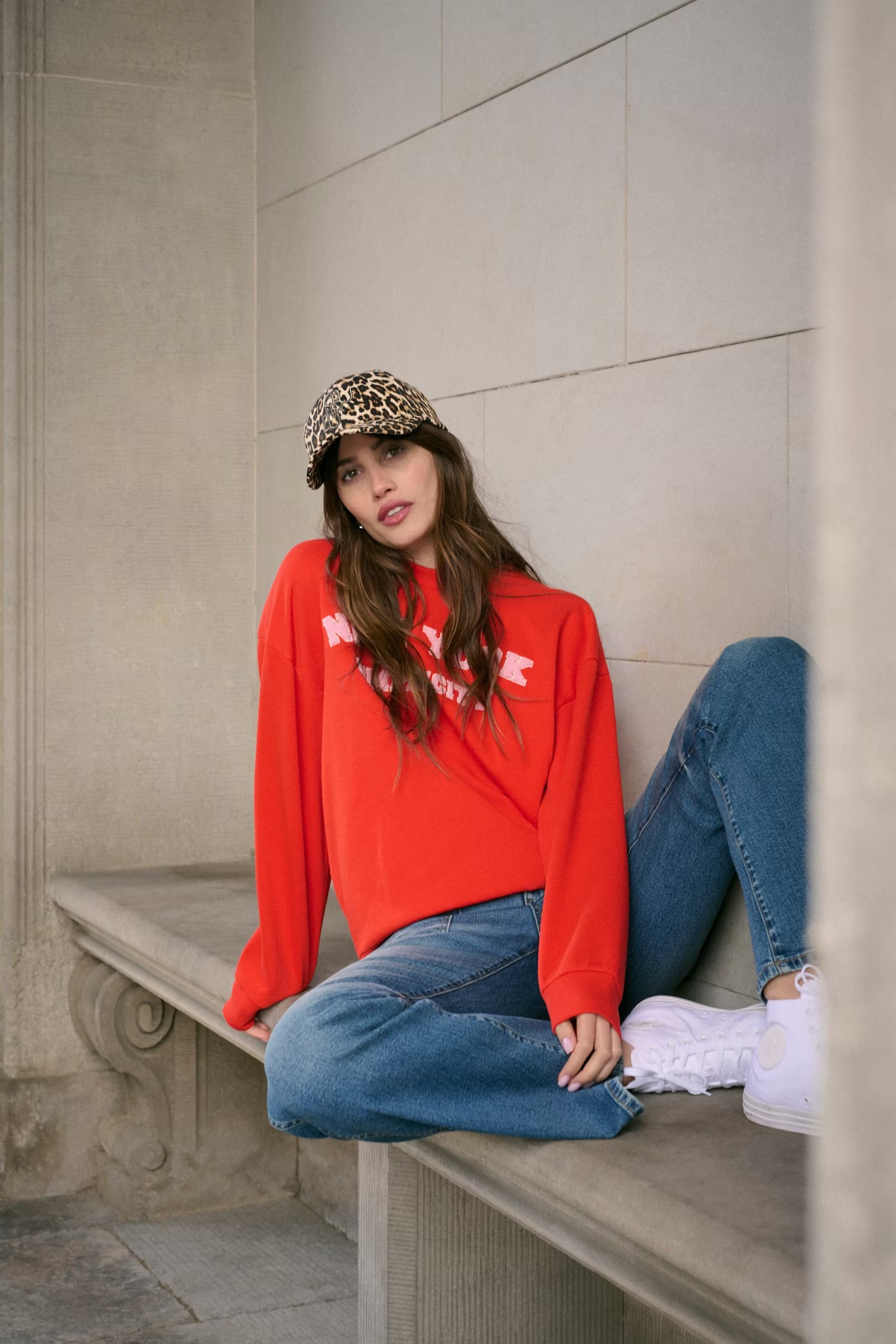 Culture cuchria Charlie sweatshirt In Fiery Red