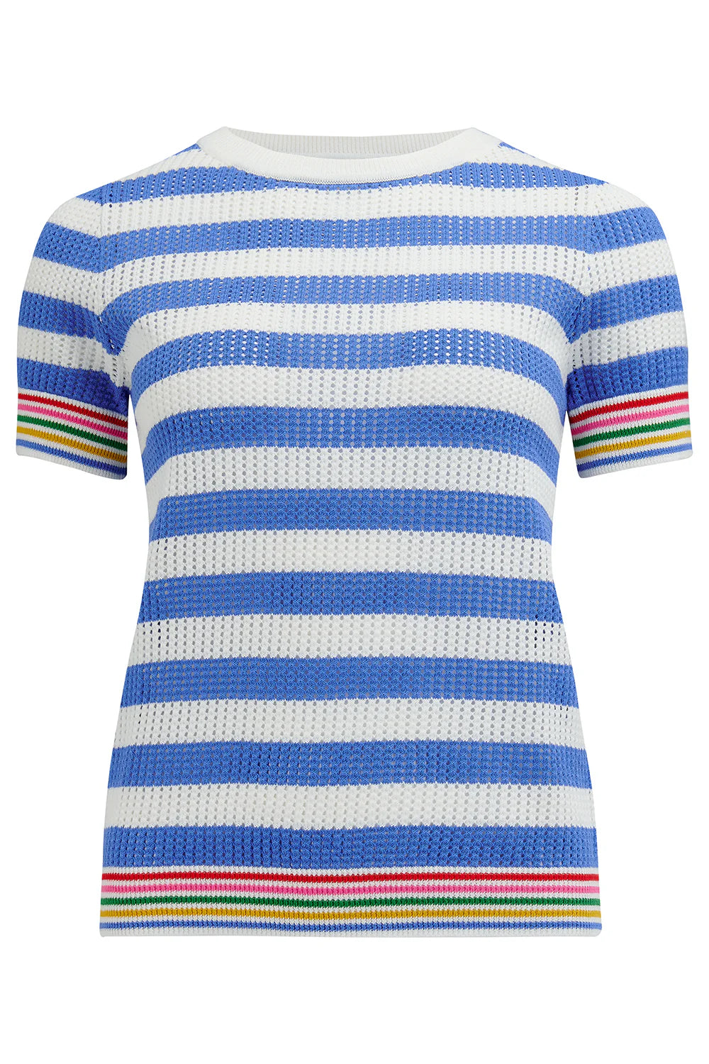 Sugarhill Brighton Arden Knit Top In Blue Multi