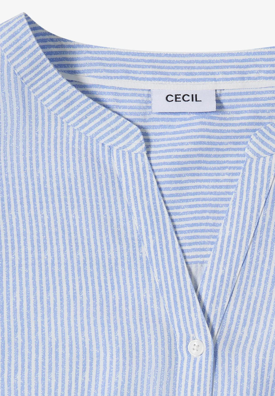 Cecil striped blouse in blue & white