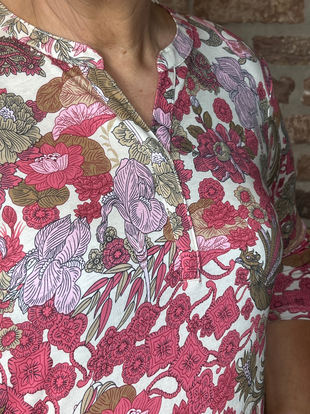 Soya Concept Paisley Felicity Top In Pink