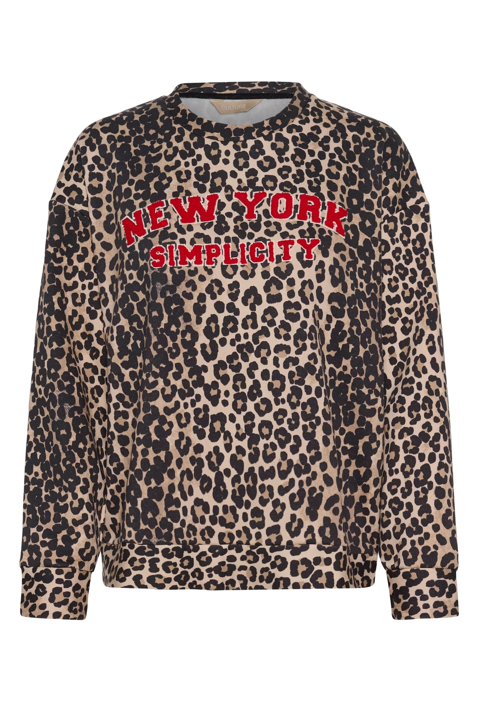 Culture cuchria Charlie sweatshirt In leopard