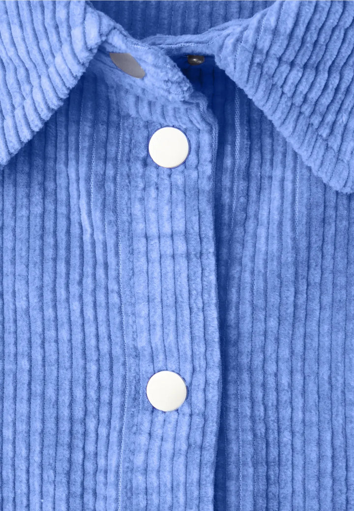 Street One Corduroy Jacket In Bonnet Blue