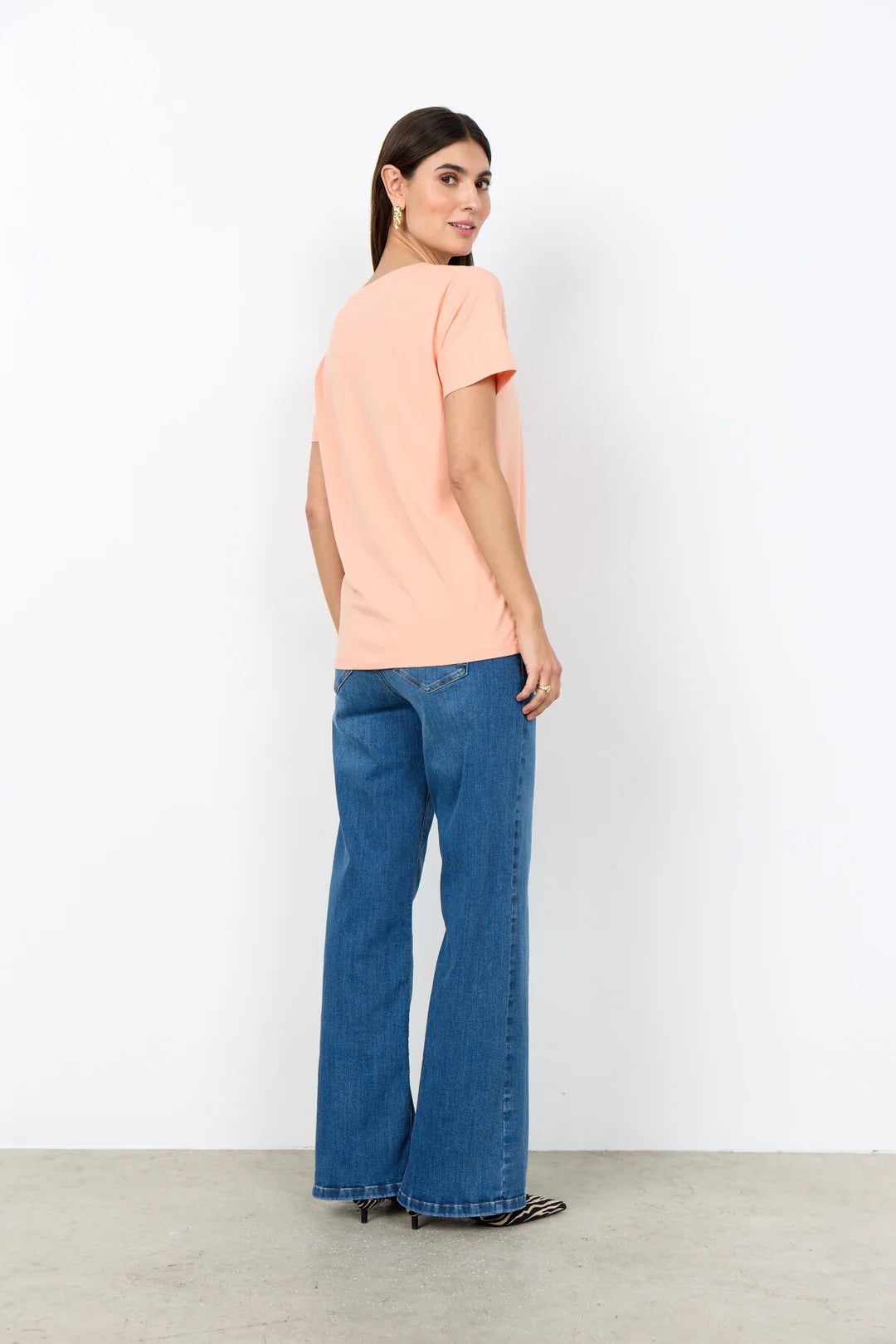 Soya Concept Rina T-shirt In coral