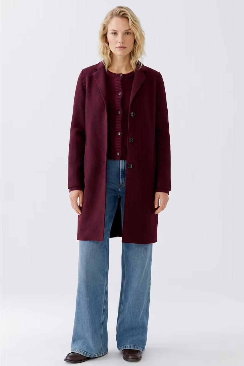 Mayson Boiled coat In bramble berry